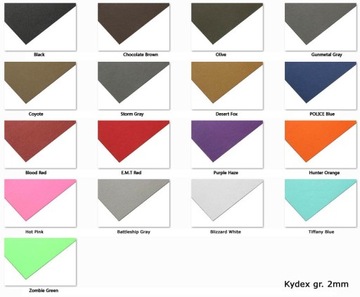 Kydex Gunmetal Grey — толщина 300x400 мм. 2 мм