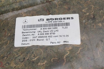 фото thumb №8, Стеля mercedes sprinter 906 a9066903250