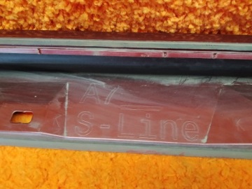 2014+ audi a7 s-line рестайлинг  порог молдинг порог левая Недорого, фото thumb