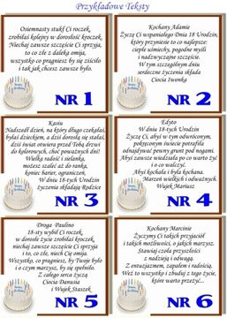 PREZENT na 18, URODZINY, IMIENINY STATUETKA LED