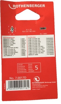 ROTHENBERGER Круг отрезной для фрезы 7.0017D