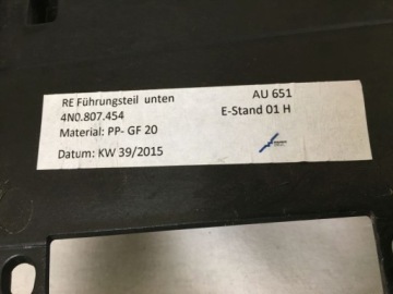 фото thumb №7, Audi a8 d5 18 - направляющая бампера задняя 4n0807453