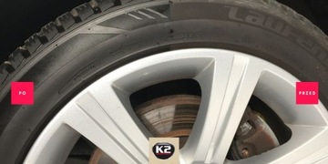 K2 BOLD ЧЕРНАЯ ШИНА СИЯЕТ НА МОКРОЙ ШИНЕ