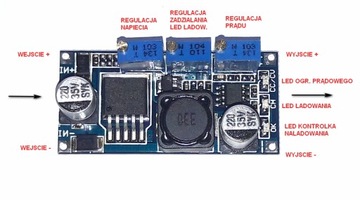 РЕГУЛИРУЕМЫЙ ПРЕОБРАЗОВАТЕЛЬ LM2596, 1-37В, 3А, CV/CC
