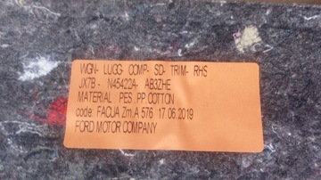 фото thumb №6, Обшивка, обшивки багажника задняя ford focus mk4 combi