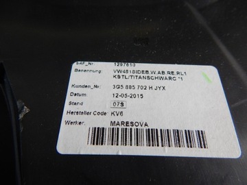 фото thumb №5, Vw passat b8 обшивка сиденье 3g5885702h