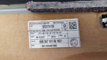 фото thumb №6, Skoda fabia iii kombi стеля czarna панорама