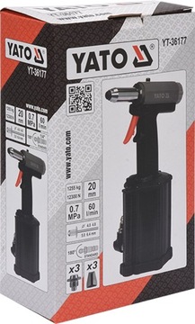 YATO NITOWNICA PNEUMATYCZNA 4-6,4MM YT-36177