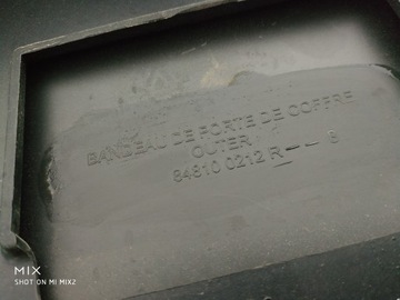 фото thumb №7, Renault megane iv 4 sedan накладка кришки задня задній