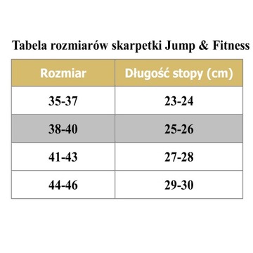 Носки Jump Fitness Abs Yoga джинсы+черные 35-37