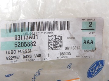 фото thumb №6, Шланг інтеркулер 1.8 tddi ford transit 5205882