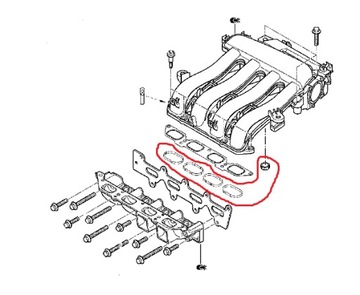 фото thumb №14, Ущільнювальне кільце колектора впускного laguna ii 1.8 2.0 16v org