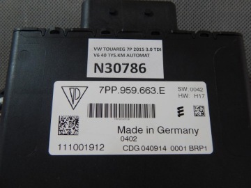 фото thumb №2, Vw touareg модуль напряжения 7pp959663e