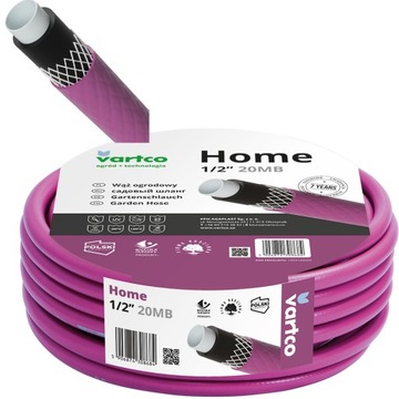 САДОВЫЙ ШЛАНГ 50 м 1/2 ДЮЙМА VARTCO HOME 4 СЛОЯ 25 БАР
