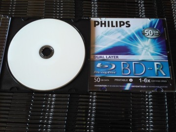 Philips BD-R DL 50 ГБ x6 Для печати 1 шт.