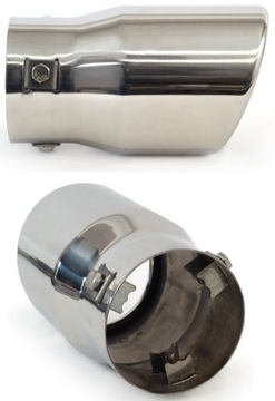 фото thumb №8, Наконечник вихлоп сталь нержавіюча хром fi90mm