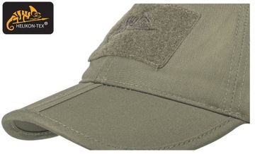 Czapka z daszkiem Helikon Folding Składana Bejsbolówka Adaptive Green