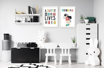 Постер с картинкой А4, подарок, детям, рамка ikea