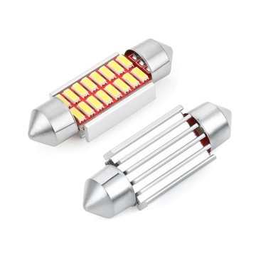 СВЕТОДИОДНАЯ ЛАМПА 16 SMD 4014 C3W C5W C10W CANBUS 36мм