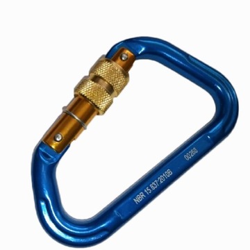 Zatrzaśnik aluminiowy 991 BLUE zamknięcie gwintowe