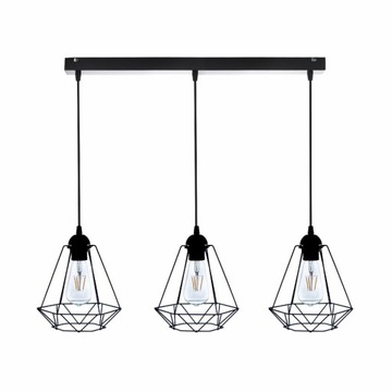 Подвесной светильник Loft Retro Edison 3x60W Link Strip
