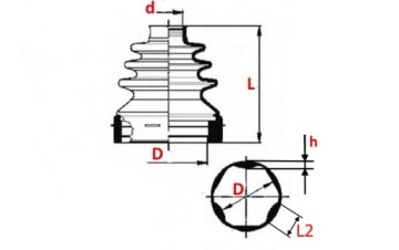фото thumb №3, Citroen c-crosser c4 aircross захист пильник гумовий шарнір внутрішнього