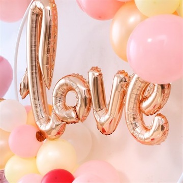 Надпись LOVE на гелиевых или воздушных шарах - 79см