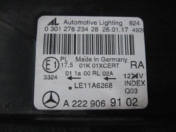 фото thumb №6, Права - повний led - ніч vision - mercedes s клас w222