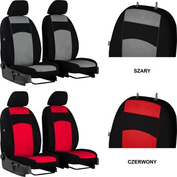 ВЕЛЮРОВЫЕ ЧЁХЛЫ НА ПЕРЕДНИЕ СИДЕНИЯ VW CADDY 3