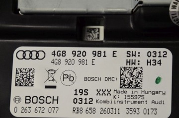 фото thumb №5, Audi a6 4g спидометр приборы 4g8920981e