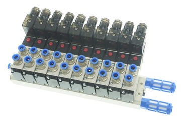 Остров 10 вагинальный Airtac 5/2-1/4-24V соленоидный клапан