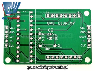 Модуль светодиодного дисплея 8x8 MAX7219 — DIY___BTE-164