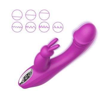 ВИБРАТОР ЗАЙЧИК ДЛЯ КЛИТОРИИ 2 USB МОТОРА