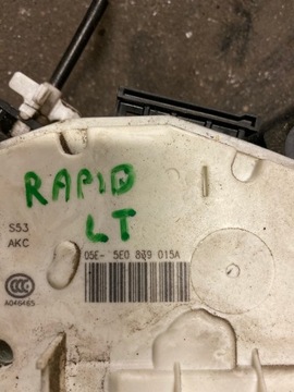 фото thumb №2, Skoda rapid замок дверь левый задняя 5e0839015a
