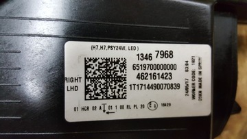 фото thumb №2, Лампа правая перед передняя opel crossland led 17 -