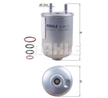 Knecht фільтр пального kl485/15d renault megane cc Ціна, фото thumb