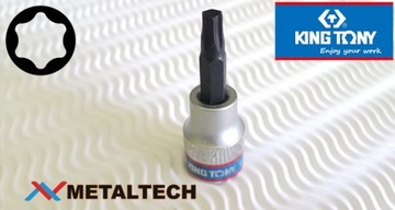 KLUCZ NASADKA KOŃCÓWKA BITY 3/8 TORX 45 KING TONY