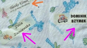 Термонаклейки НАЗВАНИЯ Красочные бейджи с именами ХИТ!
