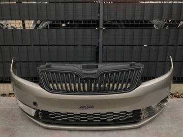 фото thumb №1, Skoda rapidj 5j бампер перед передний 2012-2017