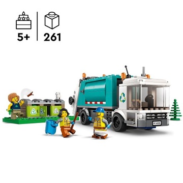 LEGO CITY 60386 Грузовик для переработки мусора — мусоровоз