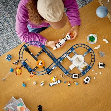 LEGO Blocks Creator 3 в 1 Космические американские горки / 31142 + сумка