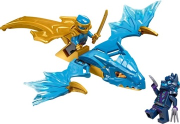 LEGO NINJAGO 71802 Набор кубиков из 26 предметов: Атака восходящего дракона Нии