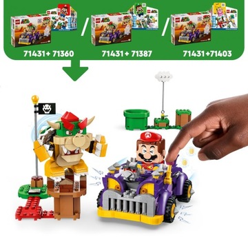 LEGO Super Mario 71431 Спортивная машина Боузера