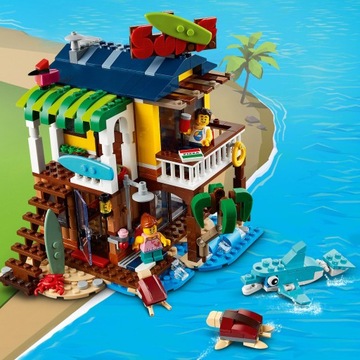 LEGO Creator 3 в 1 31118 Surfer House на пляже