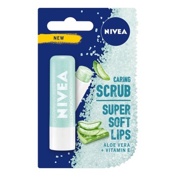 Ухаживающий скраб для губ NIVEA Алоэ + Вит Е