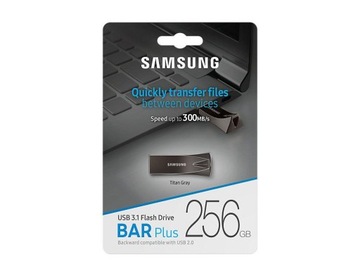 Samsung Pendrive BAR Plus USB 3.1 256 ГБ серый название