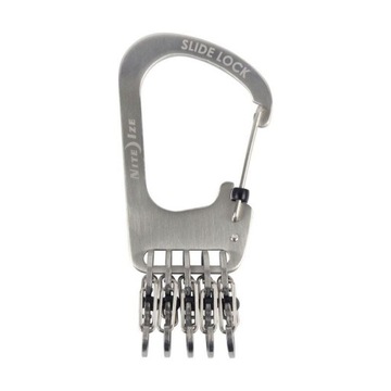 Стальной брелок для ключей Nite Ize SlideLock KCK-11-R3
