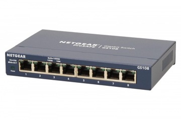 Коммутатор NETGEAR GS108GE 8xLAN