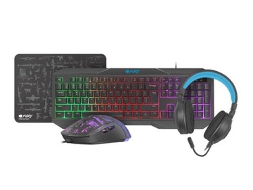 Игровой набор Natec Fury Thunderstreak 4в1