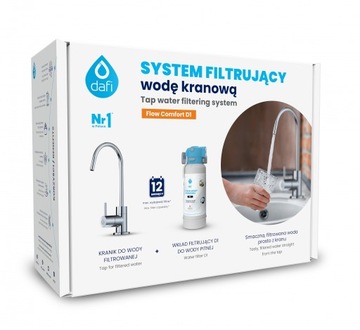 System podzlewowy Dafi Flow Comfort D1 z baterią